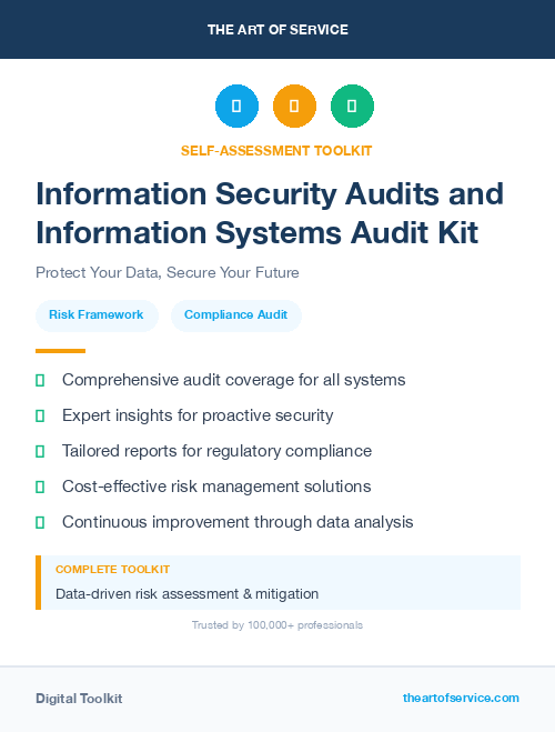 Information Security Audits and Information Systems Audit Kit