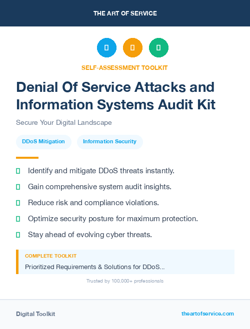 Denial Of Service Attacks and Information Systems Audit Kit