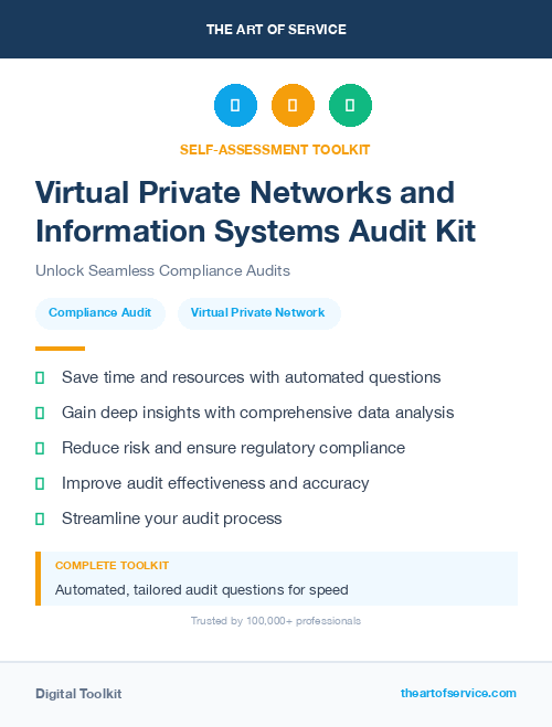 Virtual Private Networks and Information Systems Audit Kit