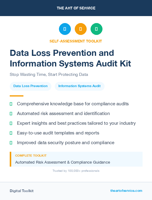 Data Loss Prevention and Information Systems Audit Kit