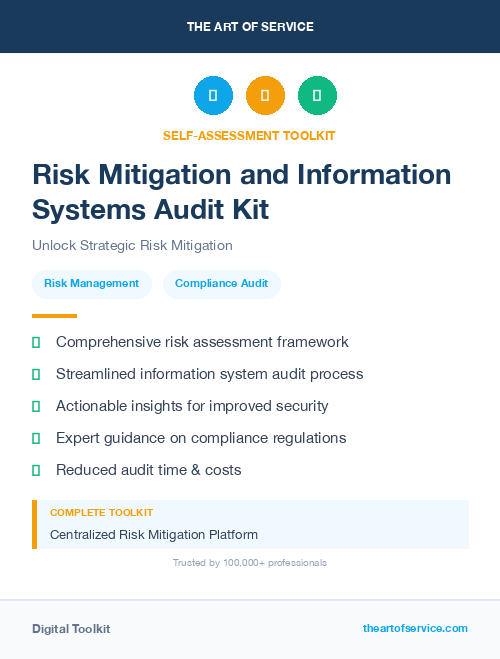 Risk Mitigation and Information Systems Audit Kit