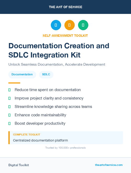 Documentation Creation and SDLC Integration Kit