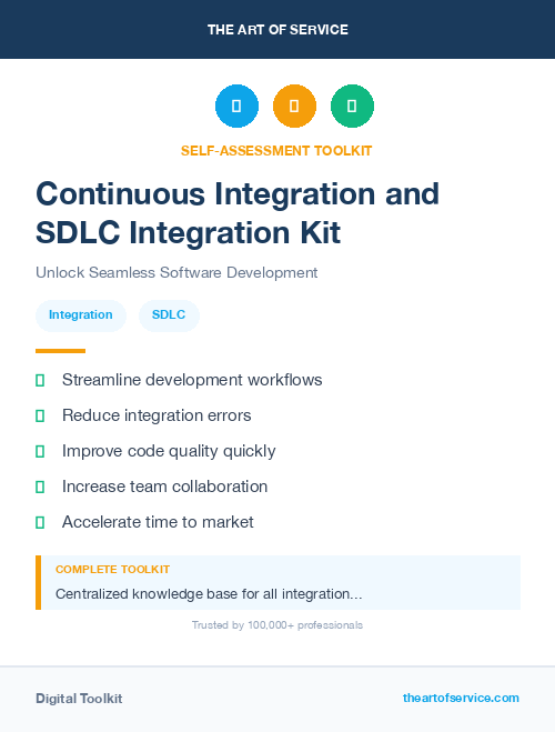 Continuous Integration and SDLC Integration Kit