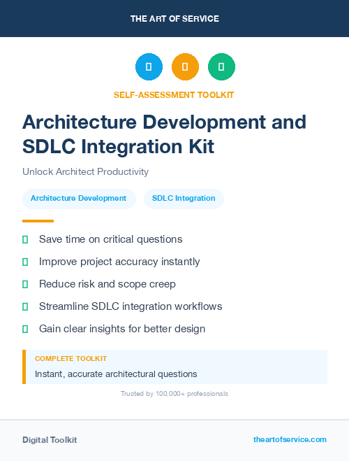 Architecture Development and SDLC Integration Kit
