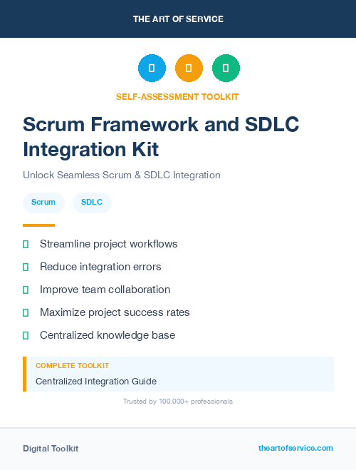 Scrum Framework and SDLC Integration Kit