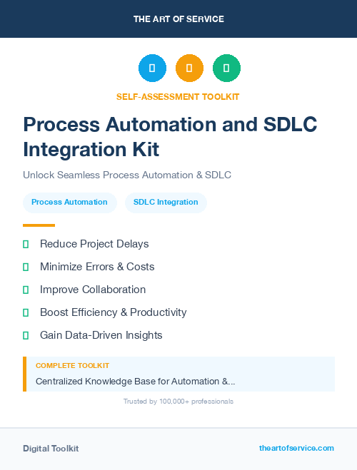 Process Automation and SDLC Integration Kit