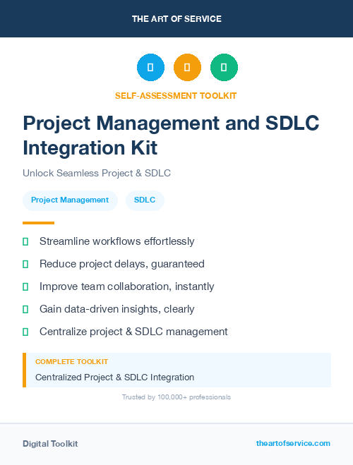 Project Management and SDLC Integration Kit