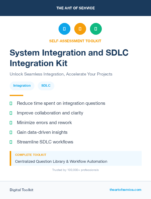 System Integration and SDLC Integration Kit