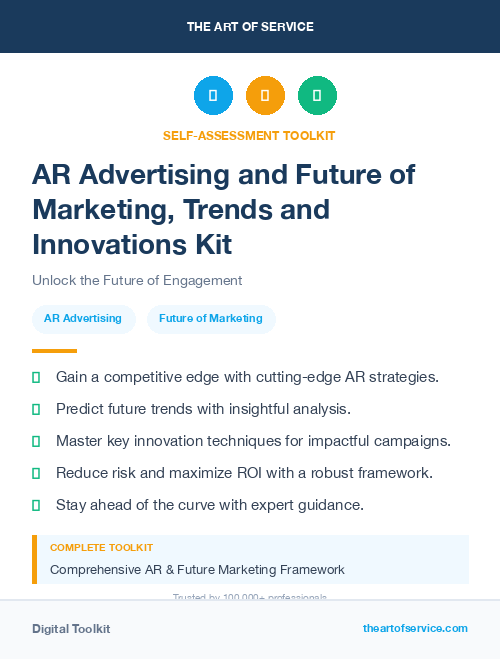 AR Advertising and Future of Marketing, Trends and Innovations Kit