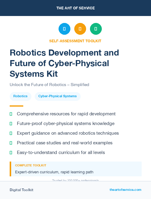 Robotics Development and Future of Cyber-Physical Systems Kit