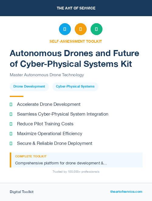 Autonomous Drones and Future of Cyber-Physical Systems Kit