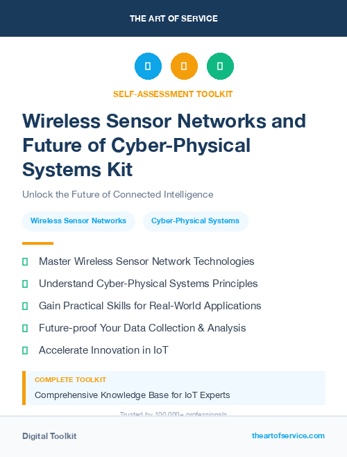 Wireless Sensor Networks and Future of Cyber-Physical Systems Kit