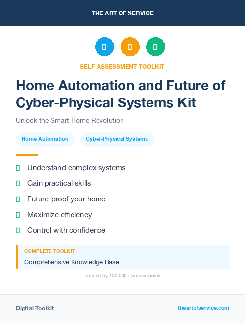 Home Automation and Future of Cyber-Physical Systems Kit