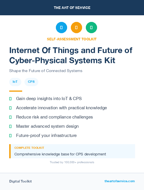 Internet Of Things and Future of Cyber-Physical Systems Kit