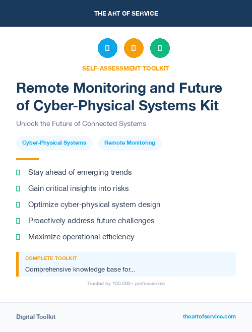 Remote Monitoring and Future of Cyber-Physical Systems Kit