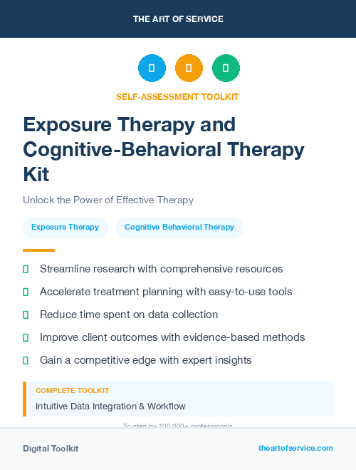Exposure Therapy and Cognitive-Behavioral Therapy Kit