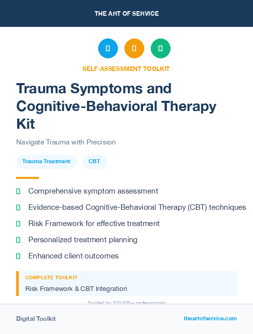 Trauma Symptoms and Cognitive-Behavioral Therapy Kit