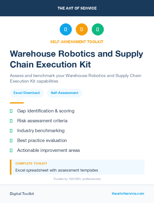 Warehouse Robotics and Supply Chain Execution Kit