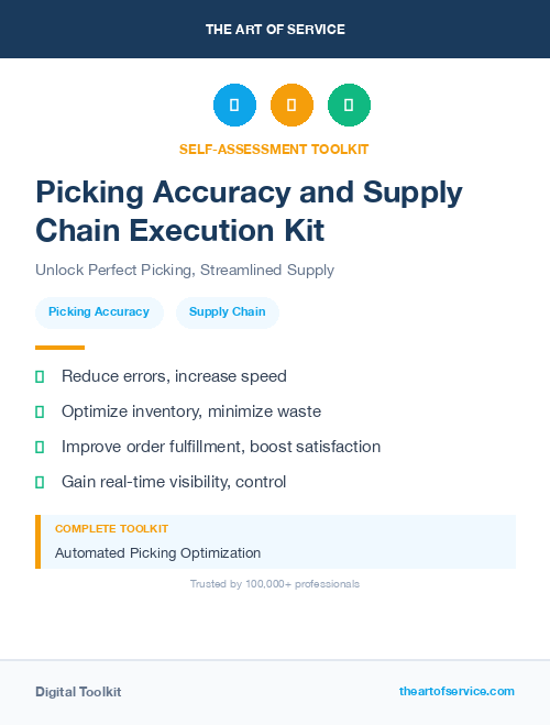 Picking Accuracy and Supply Chain Execution Kit