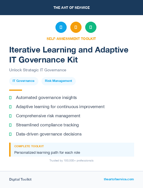 Iterative Learning and Adaptive IT Governance Kit
