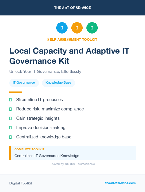 Local Capacity and Adaptive IT Governance Kit