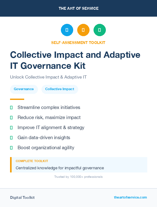 Collective Impact and Adaptive IT Governance Kit