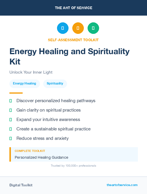 Energy Healing and Spirituality Kit