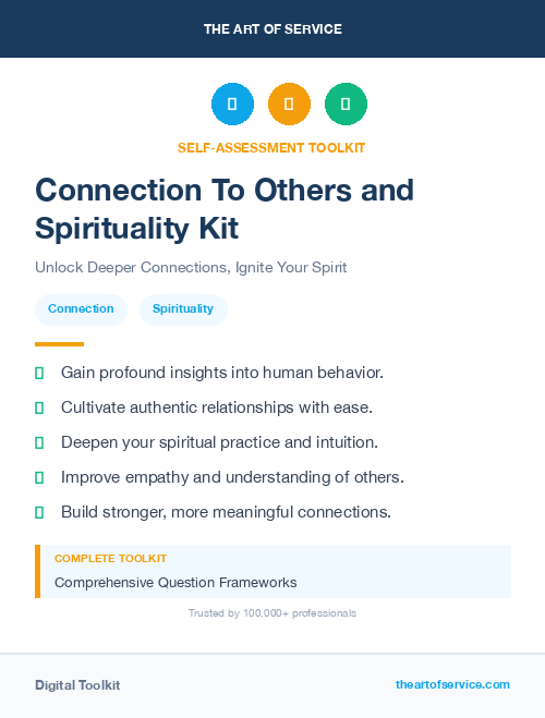 Connection To Others and Spirituality Kit