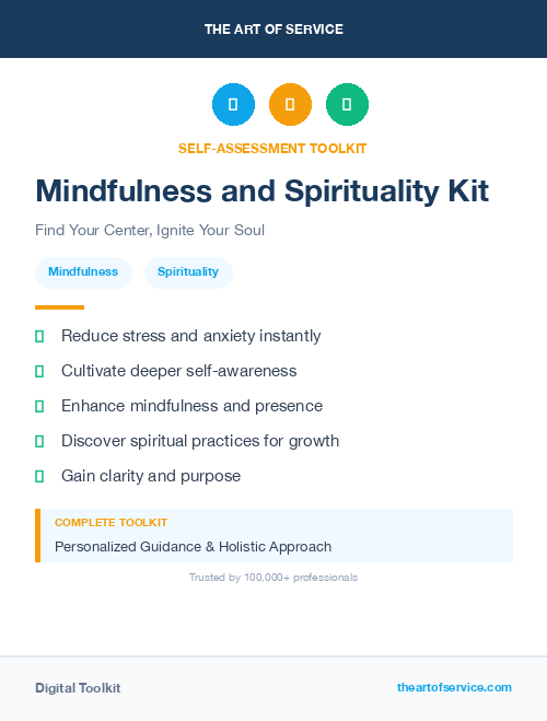 Mindfulness and Spirituality Kit