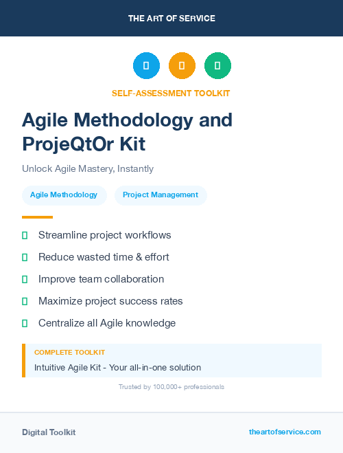 Agile Methodology and ProjeQtOr Kit