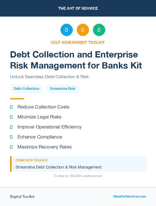 Debt Collection and Enterprise Risk Management for Banks Kit