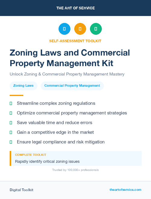 Zoning Laws and Commercial Property Management Kit