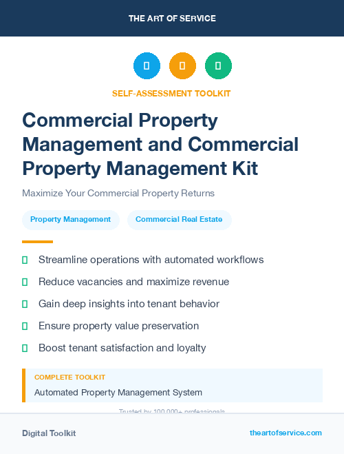 Commercial Property Management and Commercial Property Management Kit