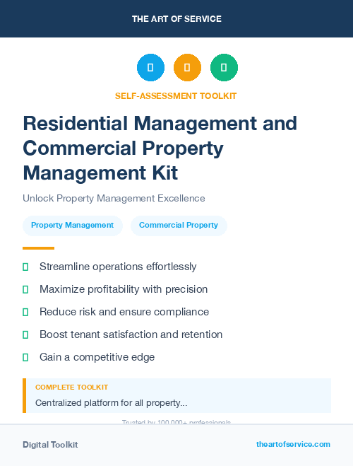 Residential Management and Commercial Property Management Kit