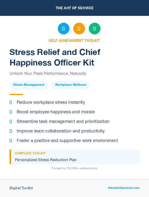 Stress Relief and Chief Happiness Officer Kit