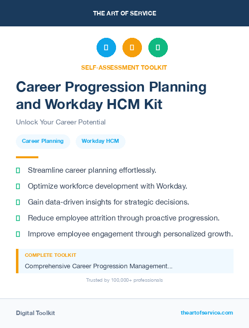 Career Progression Planning and Workday HCM Kit