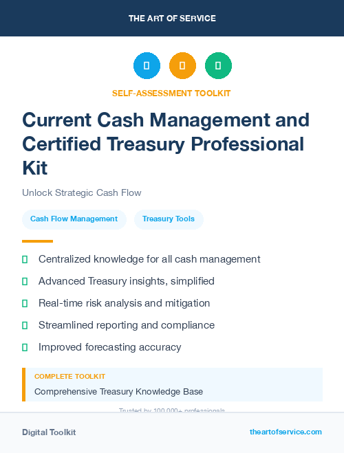 Current Cash Management and Certified Treasury Professional Kit