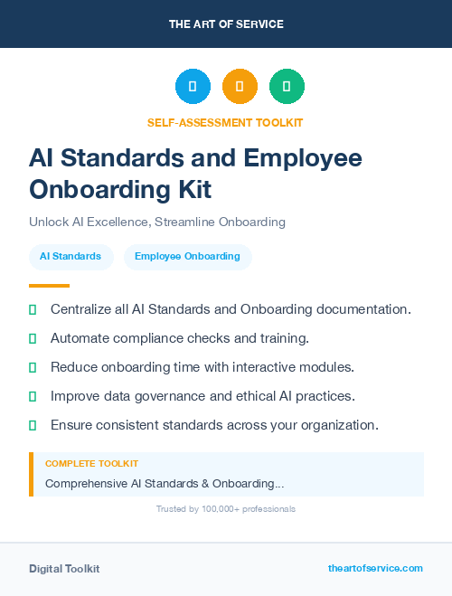 AI Standards and Employee Onboarding Kit