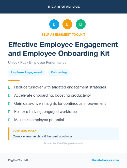 Effective Employee Engagement and Employee Onboarding Kit