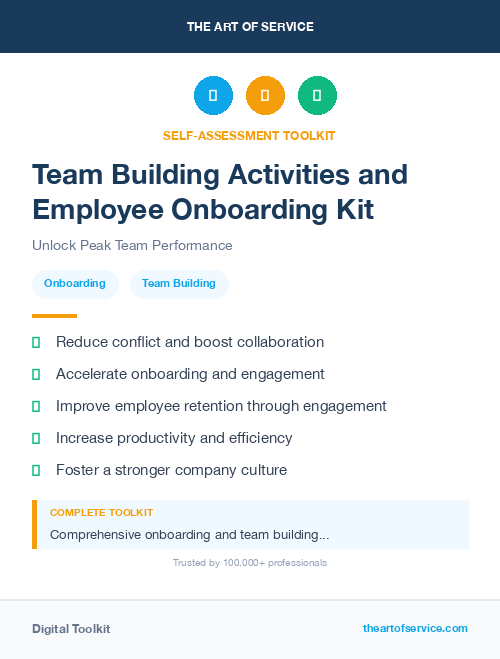 Team Building Activities and Employee Onboarding Kit