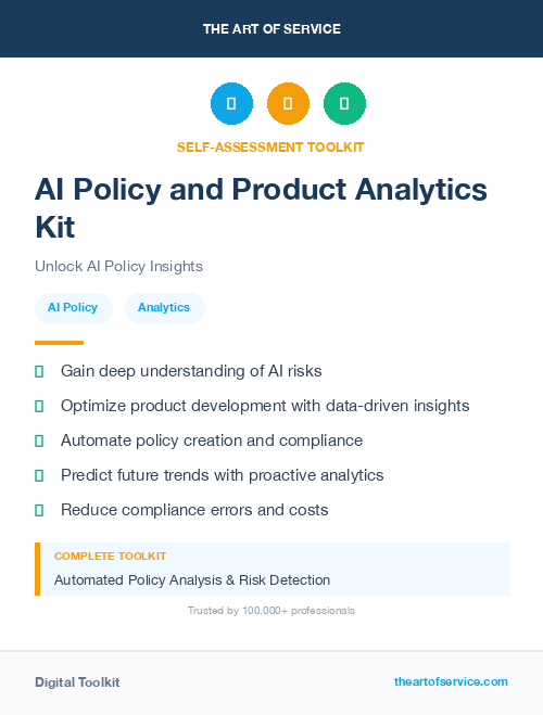 AI Policy and Product Analytics Kit