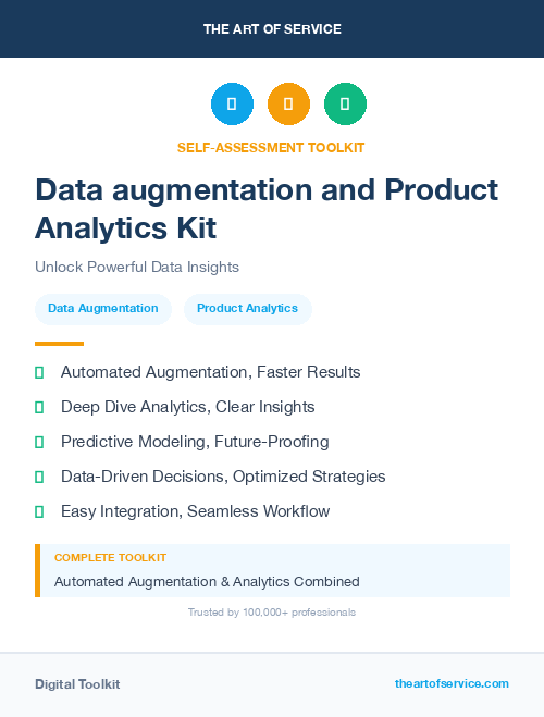 Data augmentation and Product Analytics Kit