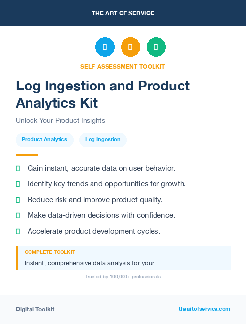 Log Ingestion and Product Analytics Kit