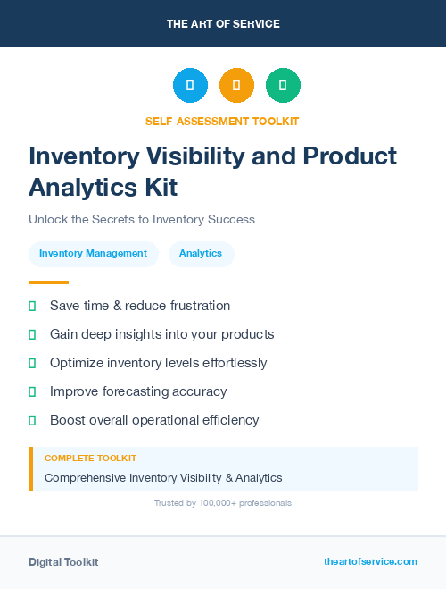 Inventory Visibility and Product Analytics Kit