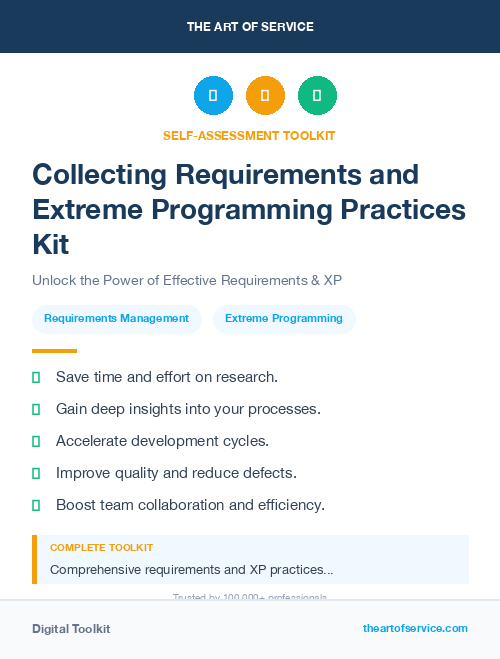 Collecting Requirements and Extreme Programming Practices Kit