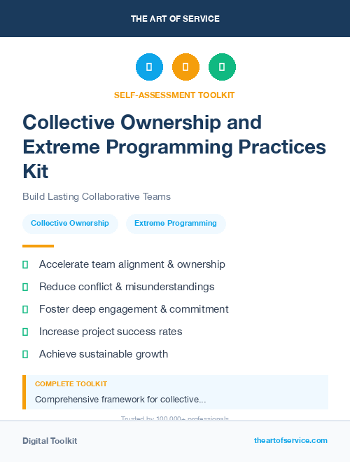 Collective Ownership and Extreme Programming Practices Kit