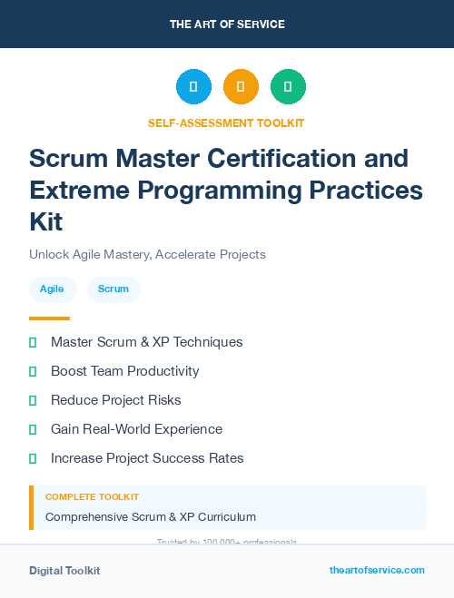 Scrum Master Certification and Extreme Programming Practices Kit