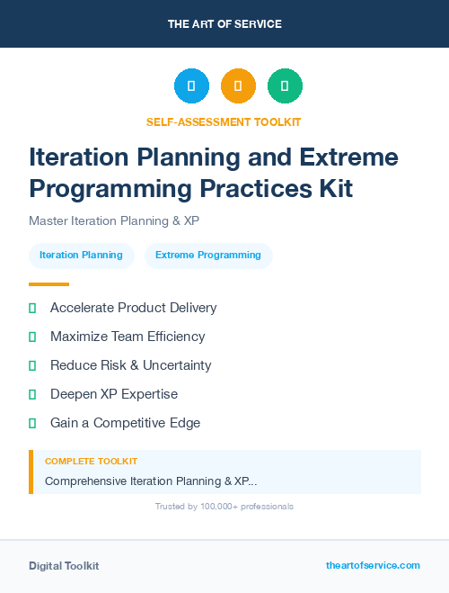 Iteration Planning and Extreme Programming Practices Kit