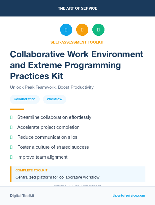 Collaborative Work Environment and Extreme Programming Practices Kit