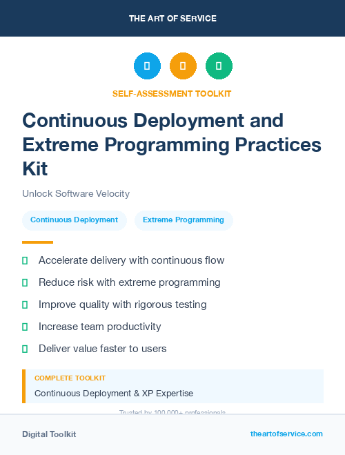 Continuous Deployment and Extreme Programming Practices Kit